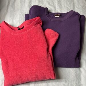 Cozy Women's Fleece Set - Purple and Pink